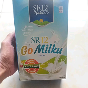SR12 Go Milku 600 gr susu kambing etawa plus daun kelor dan ikan gabus GoMilku SR12