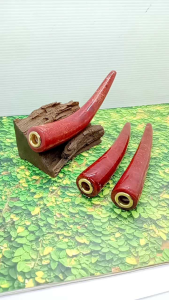 Pipa Once Klokotan Batu Marjan Merah Original Berkualitas B32