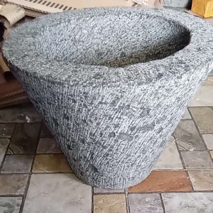 Lumpang Kayu Berkualitas 22 cm Free Tumbukan