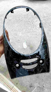 panel cover lampu depan scoopy fi karbon forget