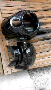 Batok Depan & Belakang Scoopy Karbu Karbon