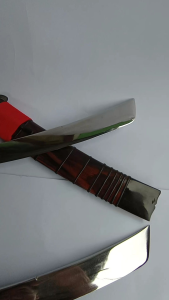 golok tanduk kopakrawing kombinasi kayu senokeling khas galonggong tasikmalaya