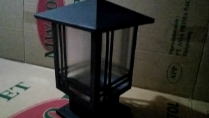 lampu pilar pagar minimalis taman & kebun Hiasan & dekorasi taman indoor outdoor pagar keriling dll