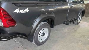 คิ้วล้อ 6 นิ้ว ฝังหมุด ชนิดกว้างพิเศษ รองรับหน้ายางใหญ่ เพื่อต่อทะเบียน หรือ ตรวจสภาพ