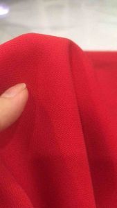 Vải Tuyết Mưa Hàn màu đỏ tươi dày mềm co giãn (khổ 1m5)may đầm váy Comple quần Tây