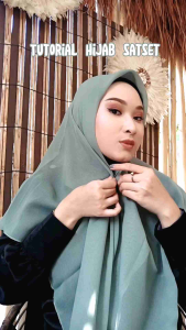 2pcs Hijab Segi Empat Bella Square Termurah
