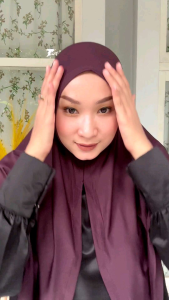 JILBAB SEGITIGA INSTAN JERSEY PREMIUM / HIJAB SEGITIGA