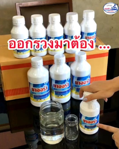 นาออร่า ผู้นำเข้าบริษัทเอราวัณเคมีเกษตร ของแท้ (ไดฟีโนโคนาโซล15% + โพรพิโคนาโซล15%) สารป้องกันกำจัดโรคพืช (สารตัวเดียวกับอามูเร่) 500 ซีซี