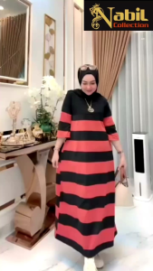 MIDI DRESS SALUR BY NABIL/MIDI DRESS TERBARU