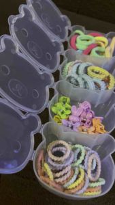 Set jepitan dan kunciran anak free box kepala mickey