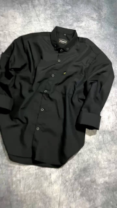 kemeja pria  hitam dewasa polos terbaru lengan  panjang 2023  kemeja cowok distro original  pendek polos slimfit katun denim