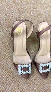 Muchu - Yuki Heels Wanita 7 cm / Sepatu Wanita / Heels Kerja / Heels Wisuda / Kitten Heels HM 05