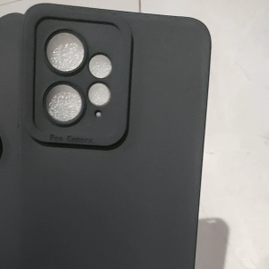 Softcase Full Black XIAOMI REDMI NOTE 12 4G Case Casing Silikon Pro Camera