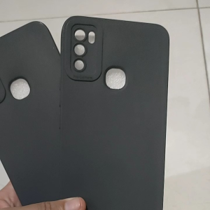 Softcase Full Black INFINIX . HOT 9 PLAY Case Casing Silikon Pro Camera