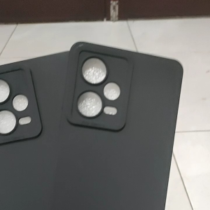 Softcase Full Black XIAOMI REDMI NOTE 12 PRO 5G Case Casing Silikon Pro Camera