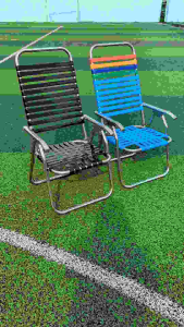 Ghế Xếp Inox Lưng Cao - Dây Nhựa Đài Huyền Thoại