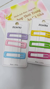 1 Cái Kẹp tóc mái hình chữ nhật dài 6cm cao 15cm KEPMAI2