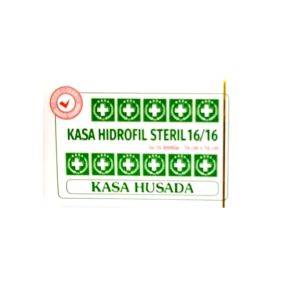 Kasa Husada Hidrofil Hidrophile STERIL Isi 16 Lembar 16 cm X 16 cm