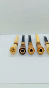 Pipa Rokok Kayu Nogosari Kelor Hitam Liwung Macan Kemuning Gading Kelor Emas Varian 10cm M235