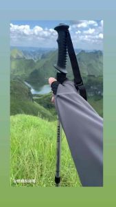 [100% ORI] ST Trailtop Alat Tracking Pole Lipat Tongkat Gunung Trekking Hiking Dapat Diatur Sesuka Hati 65-135cm
