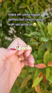 cincin nama titanium anti karat anak dewasa cincin titanium wanita cincin titanium emas cincin anak nama aksesoris wanita cincin