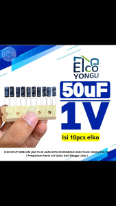 Elko 50v 1uf / 1uf 50v Youngli Original Renteng (isi 10pcs)
