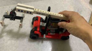 [Preloved] Lego train city Reach Stacker used