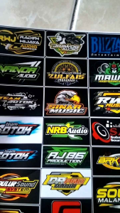 STIKER CROMO RWJ BREWOG DAN SOUND LAINYA | STIKER PACK | STIKER 1 LEMBAR