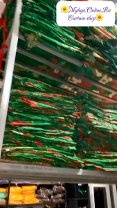 kurtina pangbintana or valance curtain christmas matching with kurtina panglababo christmas design/ sink curtain and valance curtain christmas design sold per piece