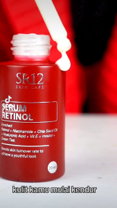 SERUM RETINOL 20ML SR12 / SERUM PENCERAH WAJAH ATASI PENUAAN DINI