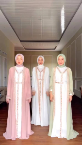 KAFTAN OUTER SHIREEN FREE INNER | ABAYA VIRAL | GAMIS KAFTAN TERBARU | BAJU LEBARAN | KAFTAN VIRAL 2024