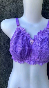 BH Full Renda Bra Brukat Tanpa kawat