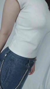 Mason Metalic Beads Chain Jeans Rantai Celana Edgy Manik Metalik Hip Hop Belt Pants Jeans Rantai Dompet Skena Handmade Fashion