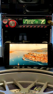 Máy phát nhạc liền Amply JVC KD-G 245. tính năng Cd mp3/Aux/Radio FM AM. giành cho mọi loại xe