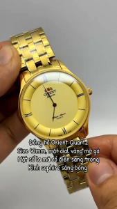 Đồng Hồ Nam 0.R. size 40mm 2 kim mỏng máy Nhật kính sapphire chống xước chống nước  dây inox không rỉ mẫu đơn giản sang trọng