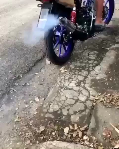 Knalpot Fiz R Full Croom Slinger Carbon Tameng Suara Garing by Dmg Racing