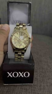 XOXO Women’s Gold Tone Bracelet Watch