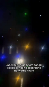 Lampu Seribu Bintang 5 mm panjang 12 Meter isi 30 mata bohlam