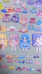 ได้ครบเซ็ต 4 แบบ ตุ๊กตาแต่งตัวแม่เหล็ก DiY ตุ๊กตาแต่งตัว ติดกิ๊ฟ ชุดเจ้าหญิง ๆลๆ เด็กๆชอบ เปลี่ยนง่าย ชุดสวยเล่นเพลิน 1 เซต =( 4 กล่อง )