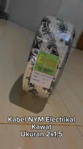 ELECTRIKAL Kabel Listrik Kawat NYM 2x15mm Bahan Super Panjang 50Y ELECTRICAL (Non SNI)