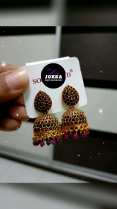 JOKKA Multi Colour Jhumka/ Earrings/ accessories/ Jhimki/jewellery
