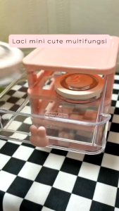 (BUBBLEWRAP) RAK KONTAINER LACI MINI RABBIT 3 DAN 4 SUSUN SERBAGUNA