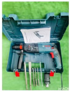 สว่านโรตารี่ สว่านบอส 3 ระบบ รุ่น GBH2-28 DFR 2600W พร้อมดอกเจาะปูน 3 ดอก ดอกสกัด 2 ดอก หัวจับดอก 1 อัน