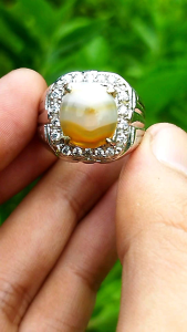 Cincin Batu Akik Sulaiman Motif