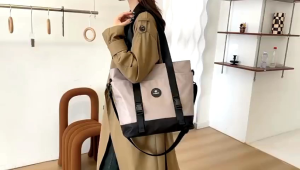 TAS TOTE BAG WANITA CHIBAO IMPORT 1681 MUAT LAPTOP 14 INCH COCOK UNTUK KULIAH BEKERJA BERPERGIAN