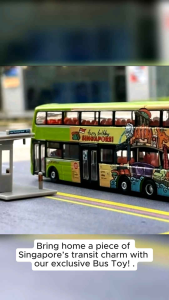 Bus Singapore toy service 72 to Tempines Intspecial edition for 60th SG for collecting