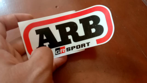 Sticker Towing ARB GR Sport: Aksesoris Mobil ARB & Desain Sporty