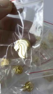 Singapore Souvenir - Merlion Head Collar Pin