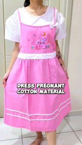 Pregnant Tops Short Sleeve Dress Mengandung 2XL