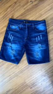 Celana Pendek Pria Gaya Kasual & Sobek Tembus